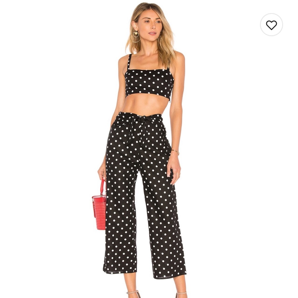 Revolve Privacy Please Polka Dot Set